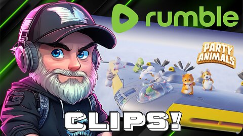 How to dominate the Train Level in Party Animals! #partyanimals #shorts #gameplay #RumbleClips