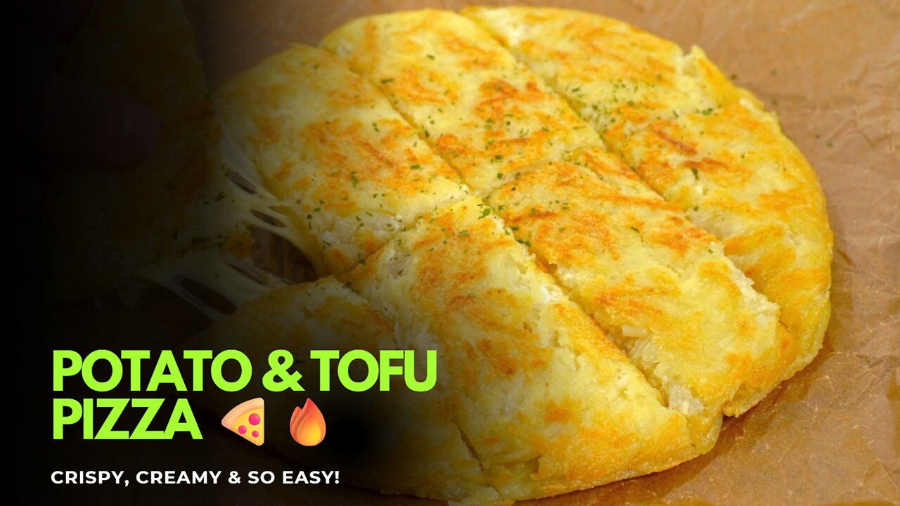 How to Make Pizza with Potatoes and Tofu 🍕 | Easy Homemade Vegan Pizza Recipe | Taste of Pakistan TV