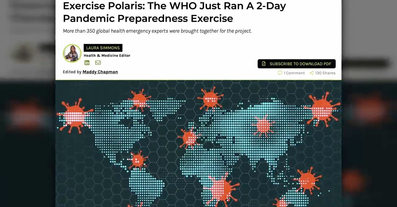NWO: WHO insider claims Bill Gates plotting 'Exercise Polaris' virus to kill our children