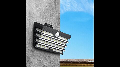 Waterproof & Motion Activated Solar Light, for Garden, Backyard, Deck, Patio, Garage