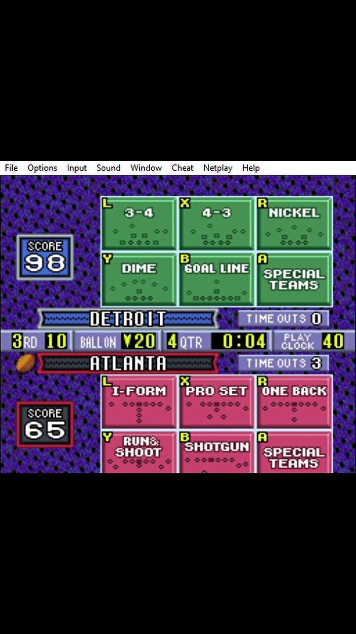 Snes rom Sterling Sharpe Football