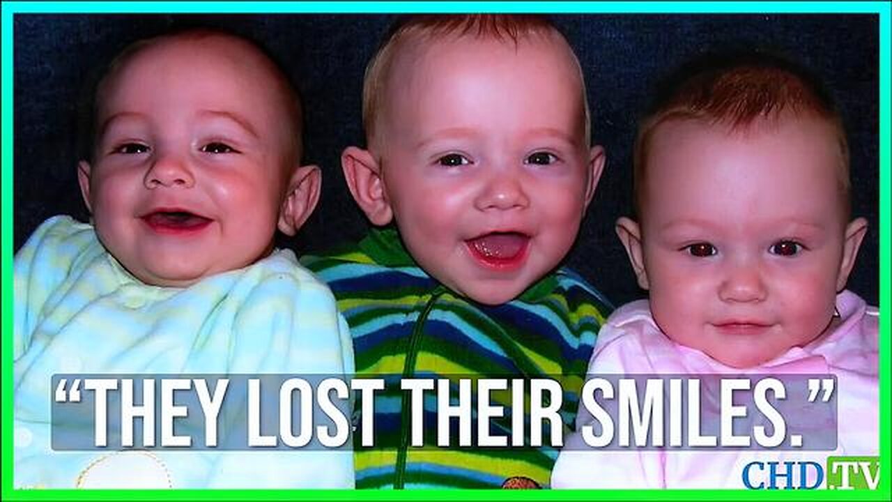 HEARTBREAKING ⚕ TRIPLETS REGRESS INTO AUTISM WITHIN HOURS OF VACCINATION❗