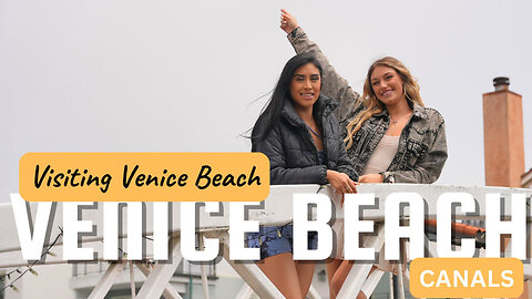 Exploring Venice Beach Canals Like a Movie Scene 🎬✨ | Hidden LA Gems with Lunaslifexx & Aria-rosexo
