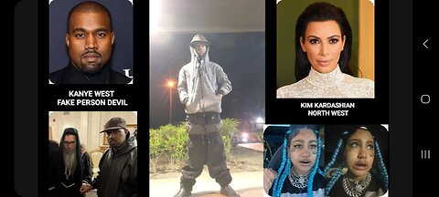 KANYE WEST HAS BEEN TAKEN CAPTIVE BY HIGHER UP KIM K KIDS TATTOOS IS DIS DA REAL KANYE OR CLONE💪🏾🔵