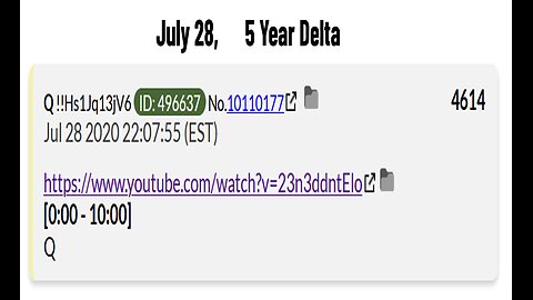 July 28 5 Year Delta