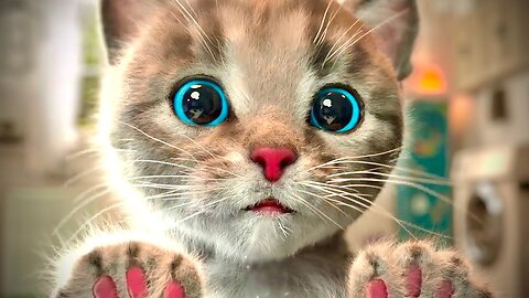 Baby and Kitten Get a Funny Surprise! 😂