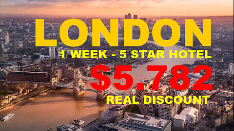 SAVE CLUB - LONDON CITY - 1 WEEK $5.782 REAL DISCOUNT 5-STAR HOTEL - TOP TEAM ROB BUSER