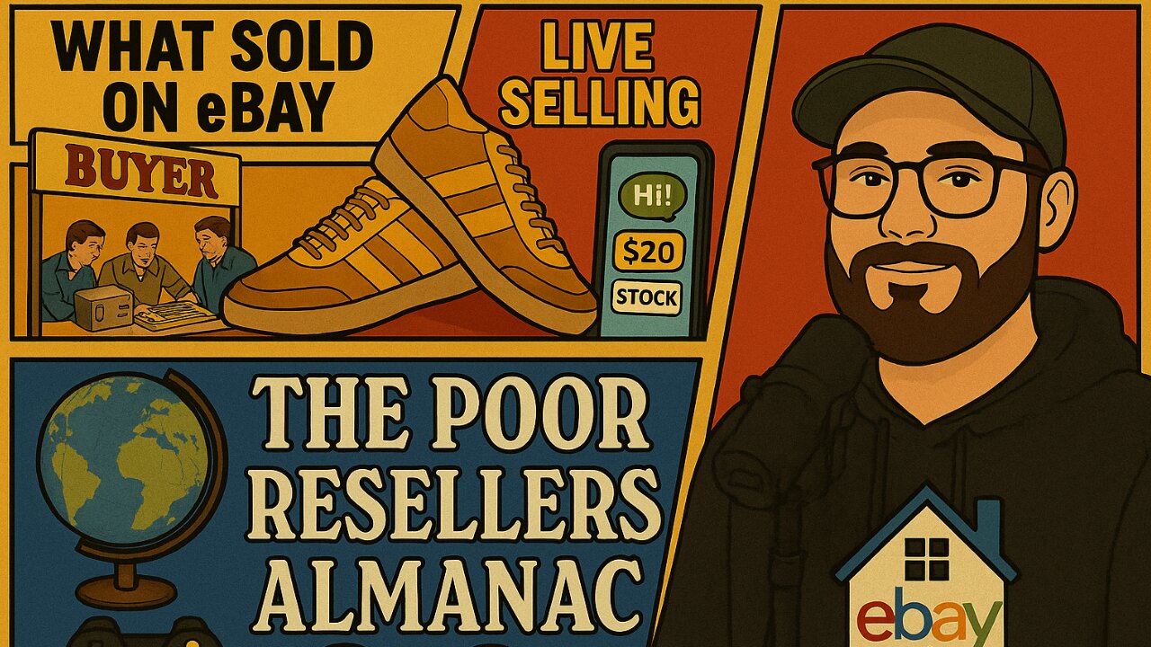 Poor Reseller's Almanac Podcast - Live Selling is Not The Future - Stock Market - What Sold on eBay