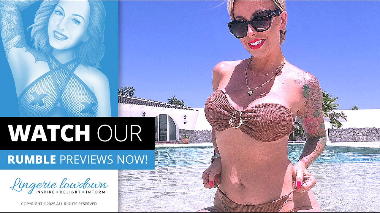 Charlie Zoe : SHEIN 2-piece bandeau metal décor bikini set [PREVIEW]