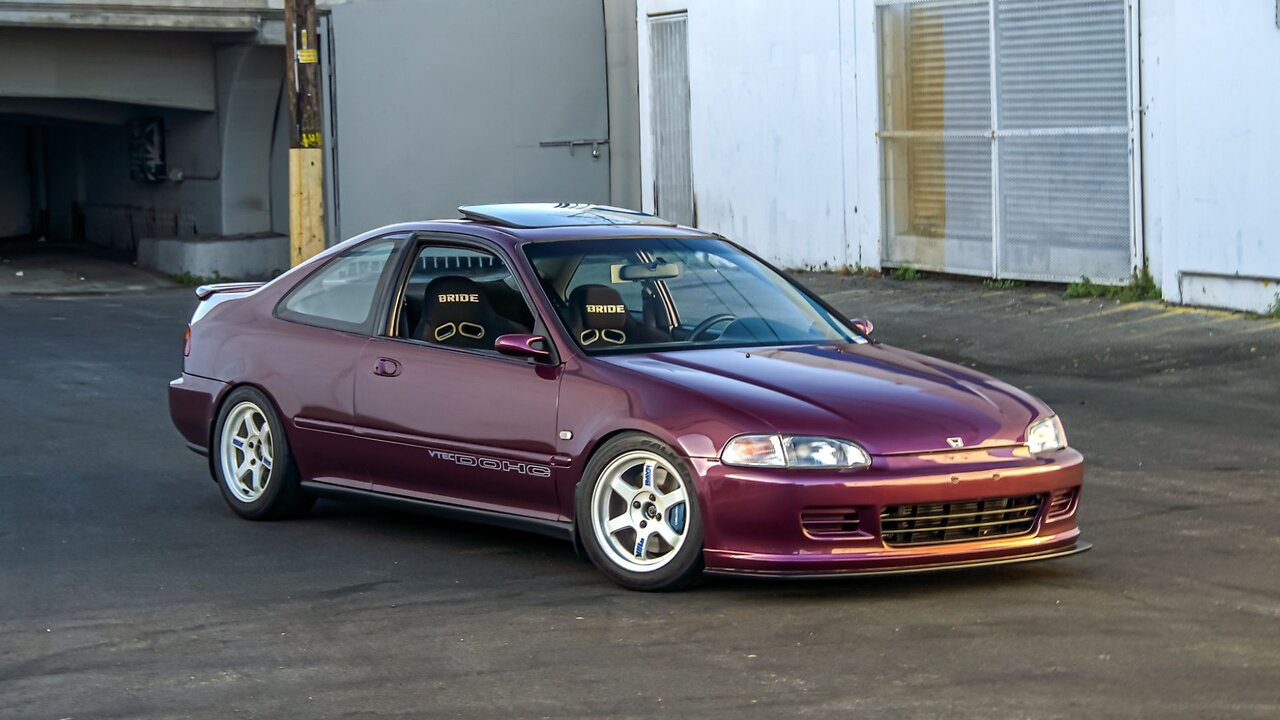Sleeper Alert! Supercharged B-Series Coupe! 綺麗なホンダの改造車