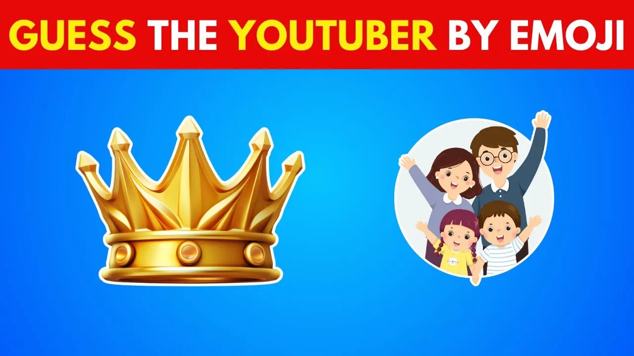 Guess the YOUTUBER by Emoji? 🎥🤔 Cawcaw Quiz