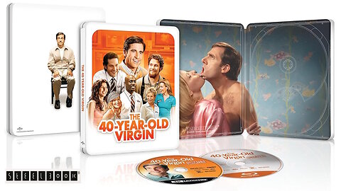The 40-Year-Old Virgin [Limited Edition Steelbook 4K UHD + Blu-ray + Digital]