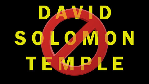There Never was a Kingdom of David or Temple of Solomon