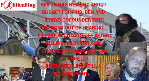 RFK JR defends cuts to HHS, While Crockett goes on Colbertt and spews more lies...