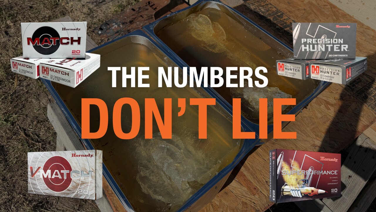 Not All 22 Creedmoors Are Equal… Ballistic Gel Proves It