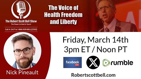 David Weldon Dumped, Gut Health and Heart Disease, Nick Pineault, EMF Hazards, RFK Jr. on Immune Health, Vitamin A & Measles - The RSB Show 3-14-25