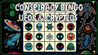 Conspiracy Bingo - UFO and Cryptid Night