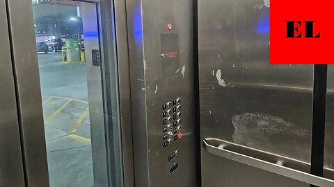 Neat, Scenic Kone MonoSpace Traction Elevator - UNC CH Bell Tower Parking Deck (Chapel Hill, NC)