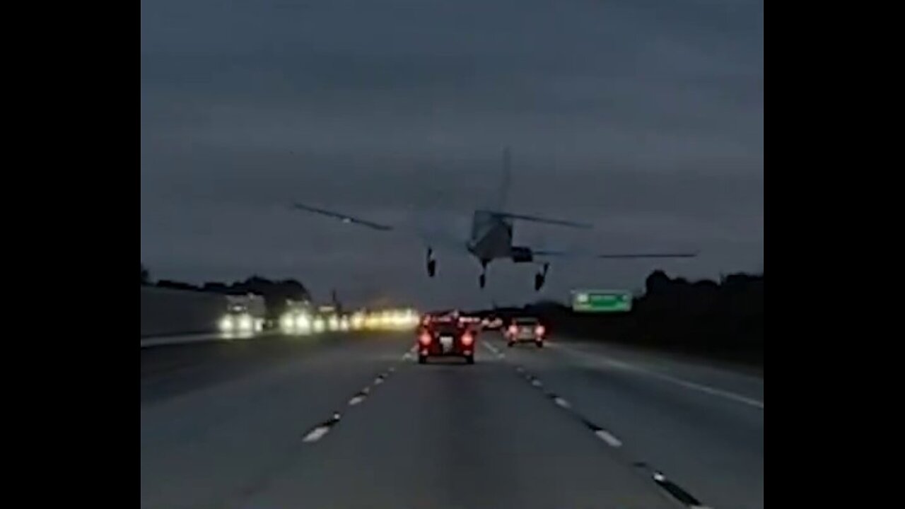 plane crashed onto their car while landing on Interstate 95 Florida