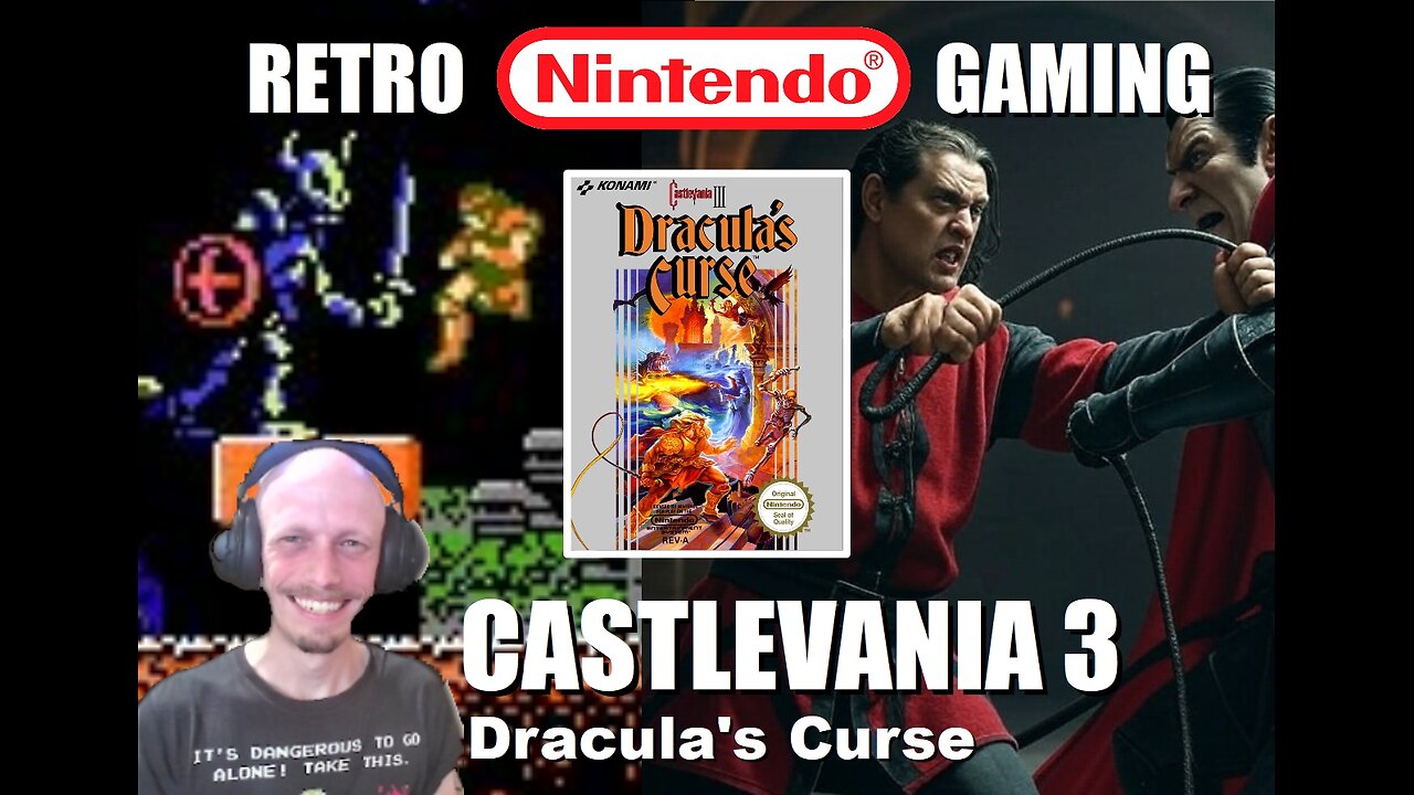 Castlevania III Dracula's Curse (NES): Whip the Vampires with BrightGaming in a classic Konami game