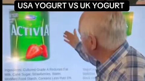 Yogurt sold in America vs the same exact Yogurt sold in the UK
