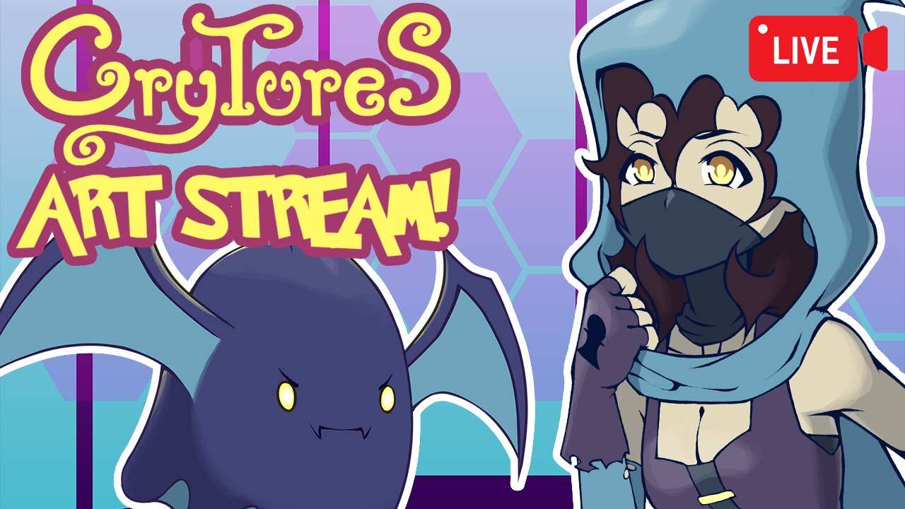 Vtuber Draws Fake Pokemon | Crytures TTRPG