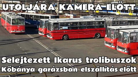 2025.03.19. A Végső búcsú. Selejt trolik (280T GVM, 412T, 435T) elszállítás előtt Kőbánya garázsban.