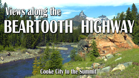 Views along the Beartooth Highway - from Cooke City to the summit