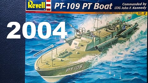 UNBOXING: REVELL, PT-109, Pt Boat, Commanded by LTJG John F. Kennedy, 1:72 Scale, 85-0310, 2004