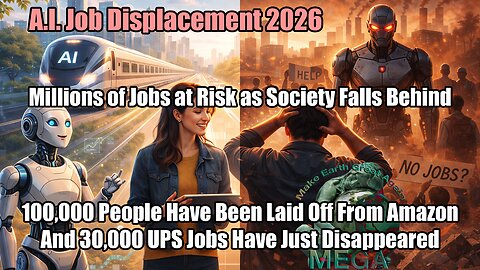 A.I. Job Displacement 2026 — Millions of Jobs at Risk as Society Falls Behind — 100,000 People Have Been Laid Off From Amazon And 30,000 UPS Jobs Have Just Disappeared