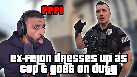 Myron flabbergasted as felon pretending to be police officer gets caught!