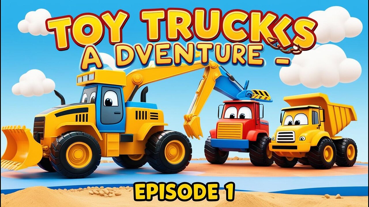 Toy Truck Adventure 🚚 | Fun Cartoon for Kids & Toddlers | Learn, Play & Explore