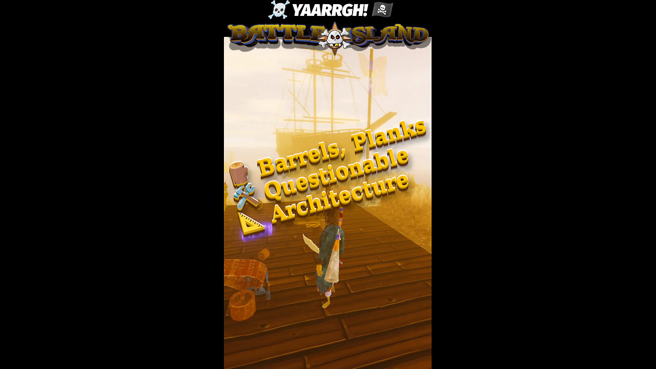 ☠️YAARRGH! 🪵 Barrels, Planks 🛠️ Questionable Architecture 📐 #games #gamer #gaming #IndieGame #voxels