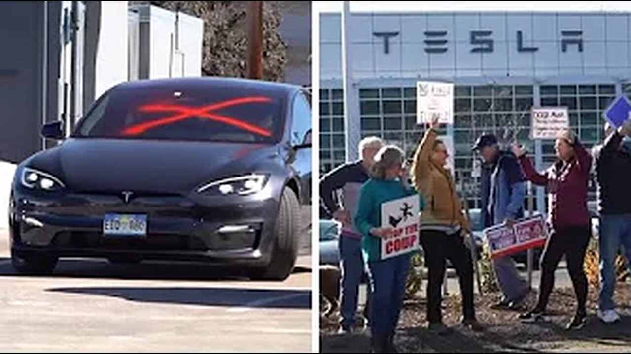 Tesla protests EXPLODE against Elon Musk