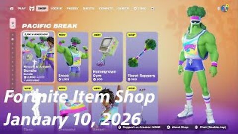 Fortnite Item Shop|January 10, 2026(*New* Brock & Amari Bundle)