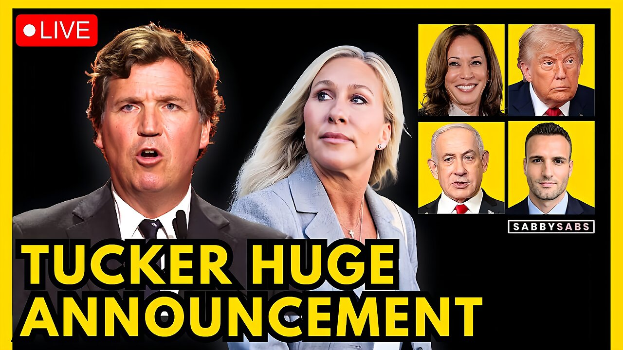 TUCKER CARLSON ANNOUNCEMENT, KAMALA REACHES OUT, TRUMP WEALTH, NEW GAZA CAMP, WALLY RASHID JOINS