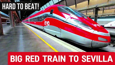 High-Speed in Spain: Iryo from MADRID to SEVILLA in 1st class, Infinita Bistró