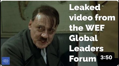 "Unveiled Footage from WEF Global Leaders Forum"