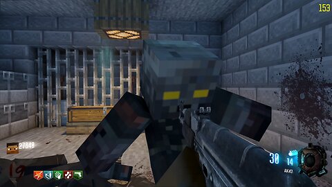 Playing Call of Duty Black Ops III - with Minecraft Verrückt mod - (No Commentary).