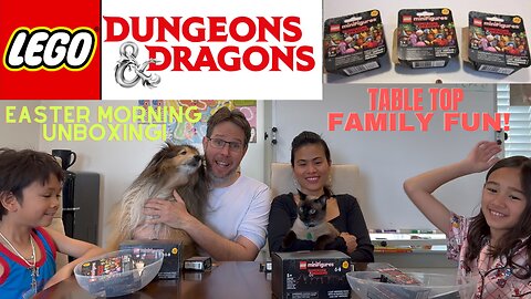 LEGO Dungeons & Dragons Minifigures Unboxing – Family Reactions & First Impressions!