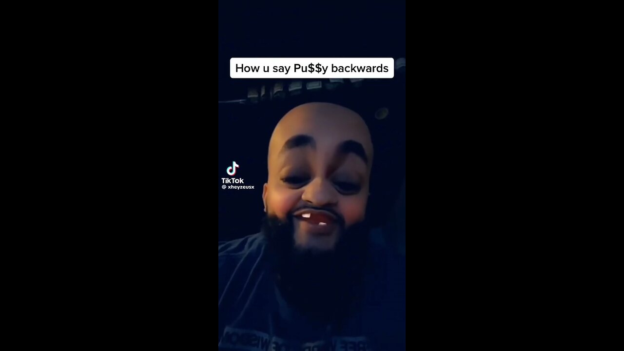 HOW TO SAY ..PU$$#. BACKWARDS