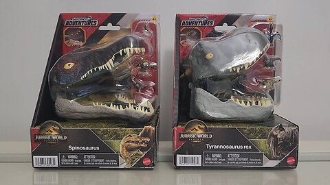 Micro Adventures REVIEW | Jurassic World Rebirth Tyrannosaurus rex & Spinosaurus @Mattel