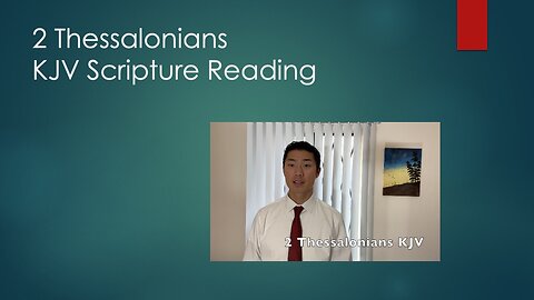 2 Thessalonians KJV Audio Bible Reading with Scripture on Screen
