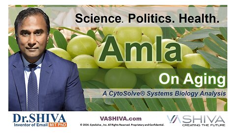 Dr.SHIVA™: Amla on Aging @CytoSolve® Systems Analysis (7/25)