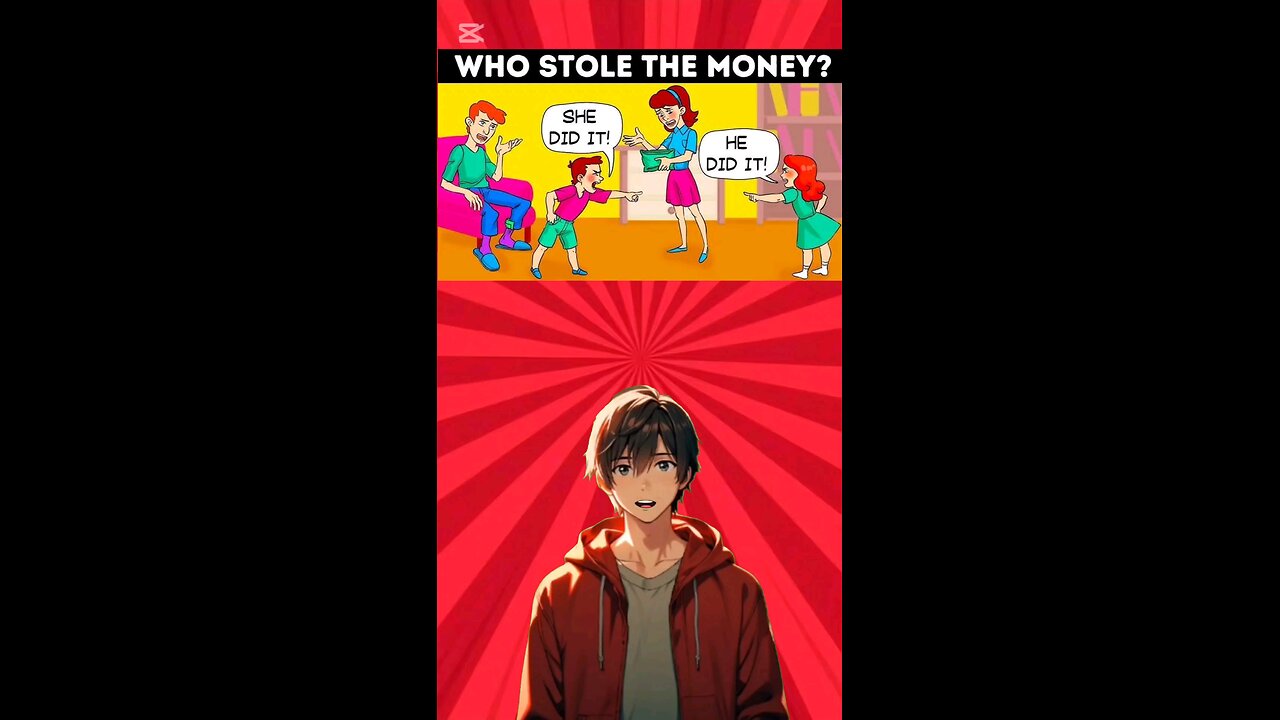 "who stole the money" #quiz #riddle #quiztime
