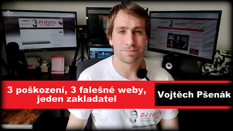 3 poškození, 3 falešné weby, jeden zakladatel