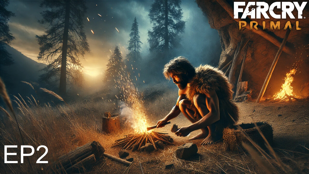 Lighting Fire and Bear Food | Far Cry Primal Ep 2