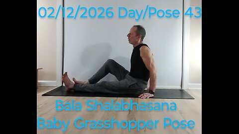 Bala Shalabhasana - Baby Grasshopper Pose