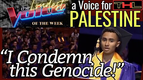 The LOUDEST VOICE of the Week | NYU Student DENOUNCES Israel's Genocide in Gaza During Grad Speech