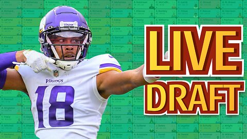 Crush the Competition: LIVE Fantasy Football Draft Like a PRO!